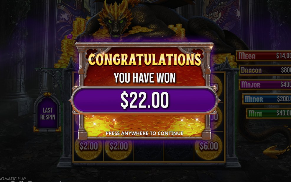 A win on a payline in the base game